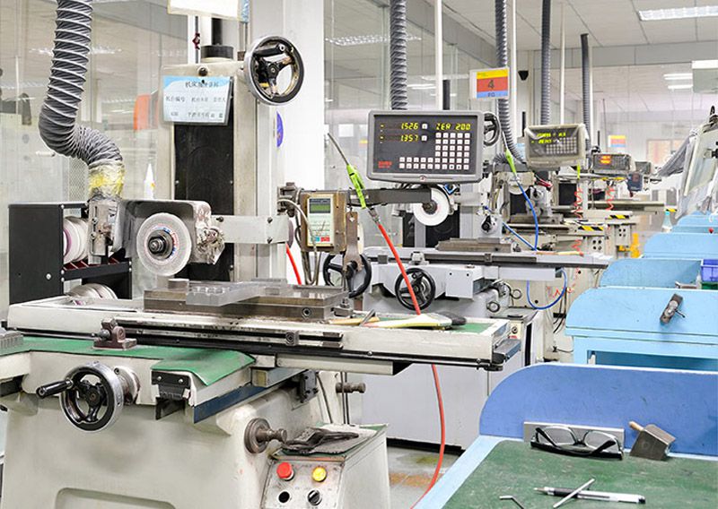 Grinder forming center on the second floor