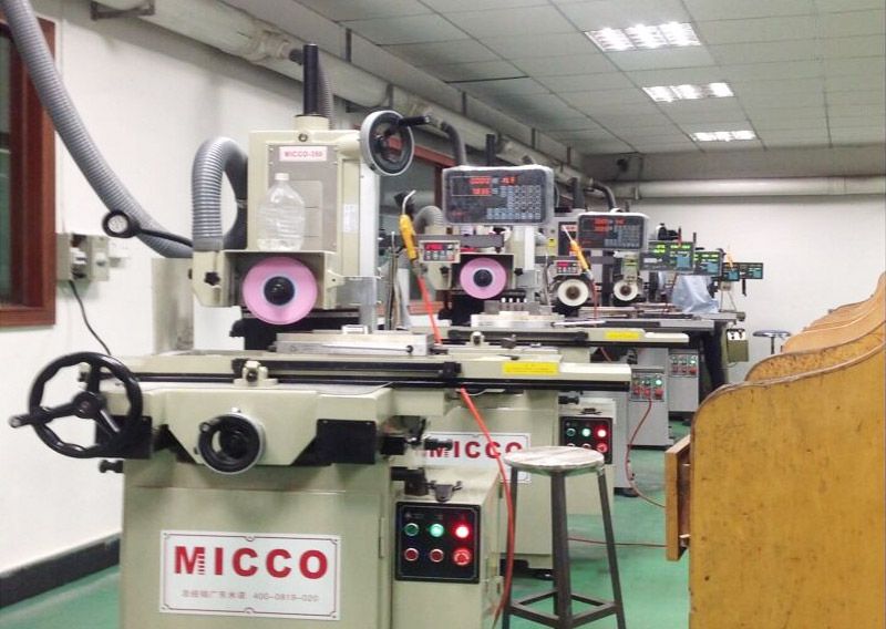 Grinding center on the second floor