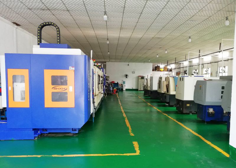 CNC workshop on the second floor