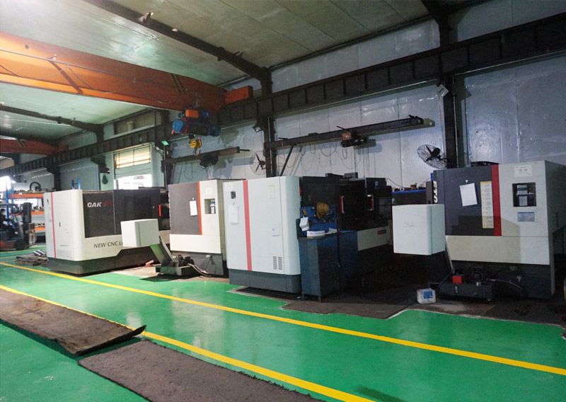 Large lathe area on the first floor