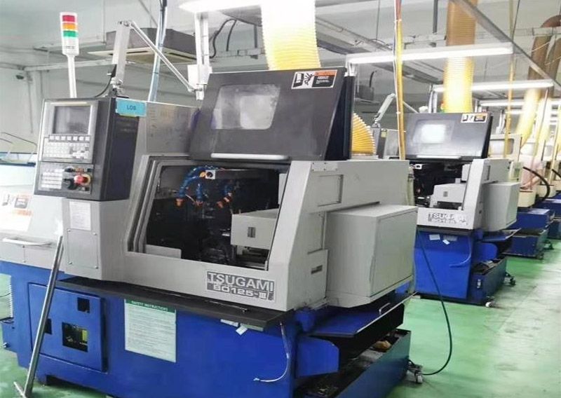 Automated processing area on the first floor