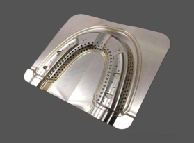 Five-axis machining mold core