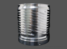 Five-axis machining of spiral grooves